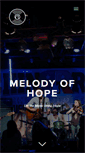 Mobile Screenshot of melodyofhope.org