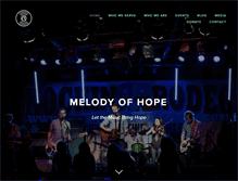 Tablet Screenshot of melodyofhope.org